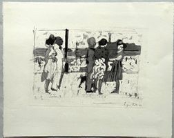EUGEN FRÜH LITHOGRAPHIE SIGNIERT