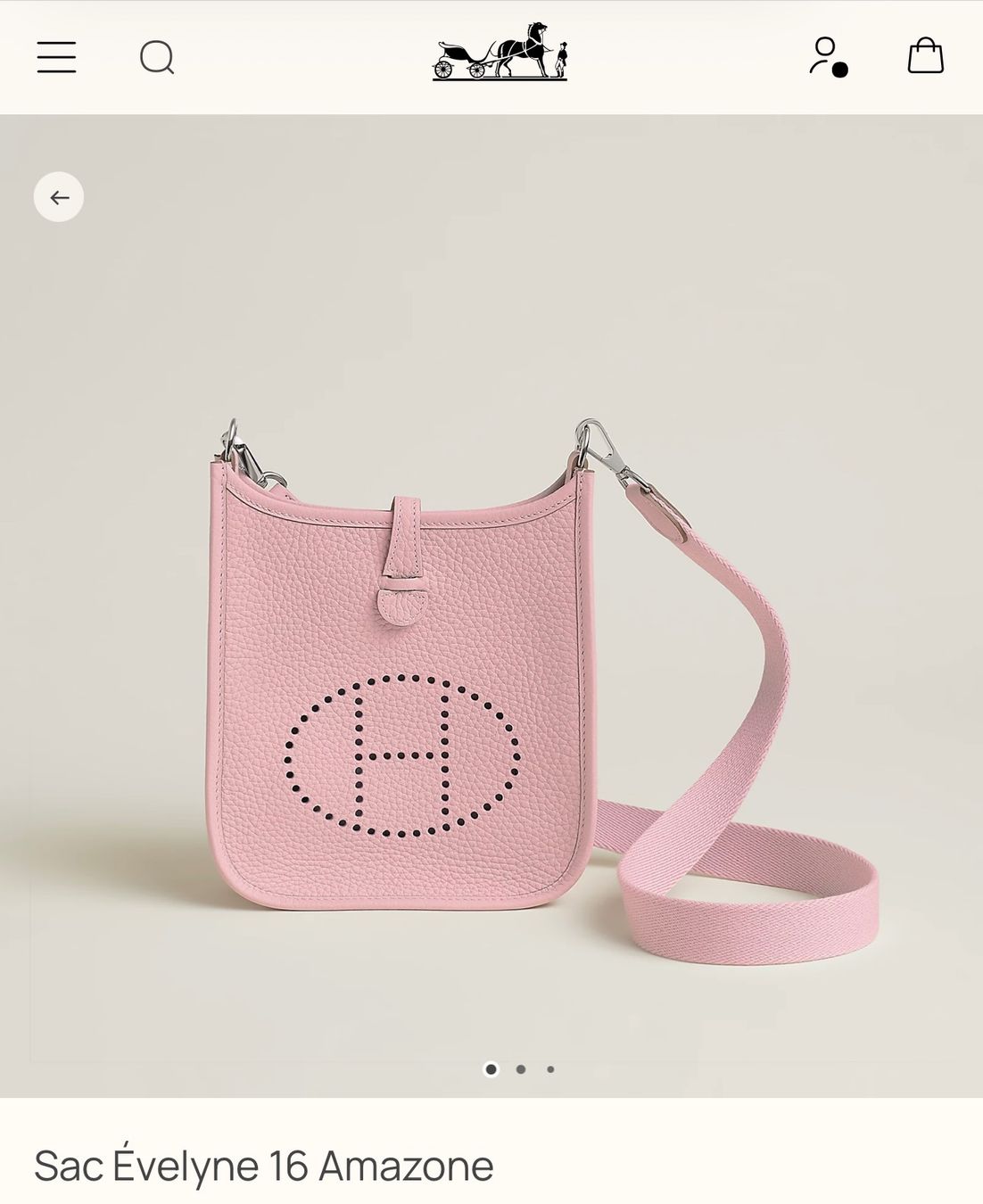 Hermès Sacs femmes: New Hermes Evelyne TPM Rose Sakura – Neuf avec emballage d'origine à Nyon par My_wardrobe
