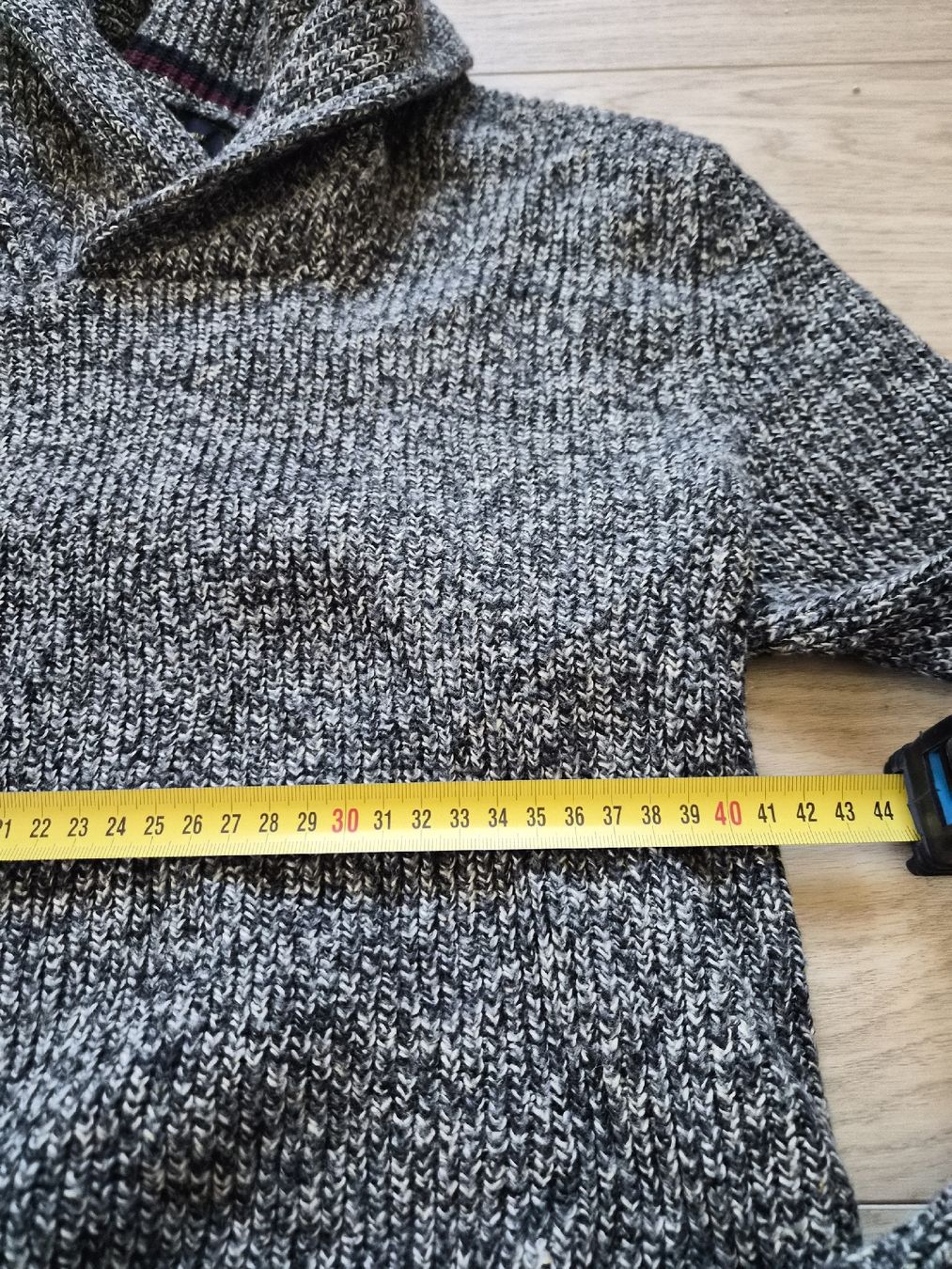 American Eagle Maglioni & Felpe: Pull American Eagle gris chiné col châle taille S/P – Usato da La Joux FR venduto da car_ck96 4