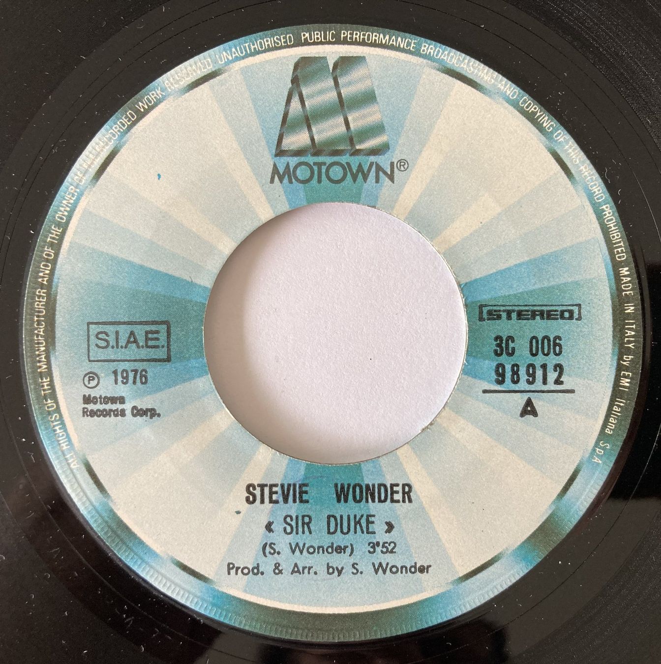 Vinyles: STEVIE WONDER - SIR DUKE – D'occasion à Bottens par hotter-than-hell 2