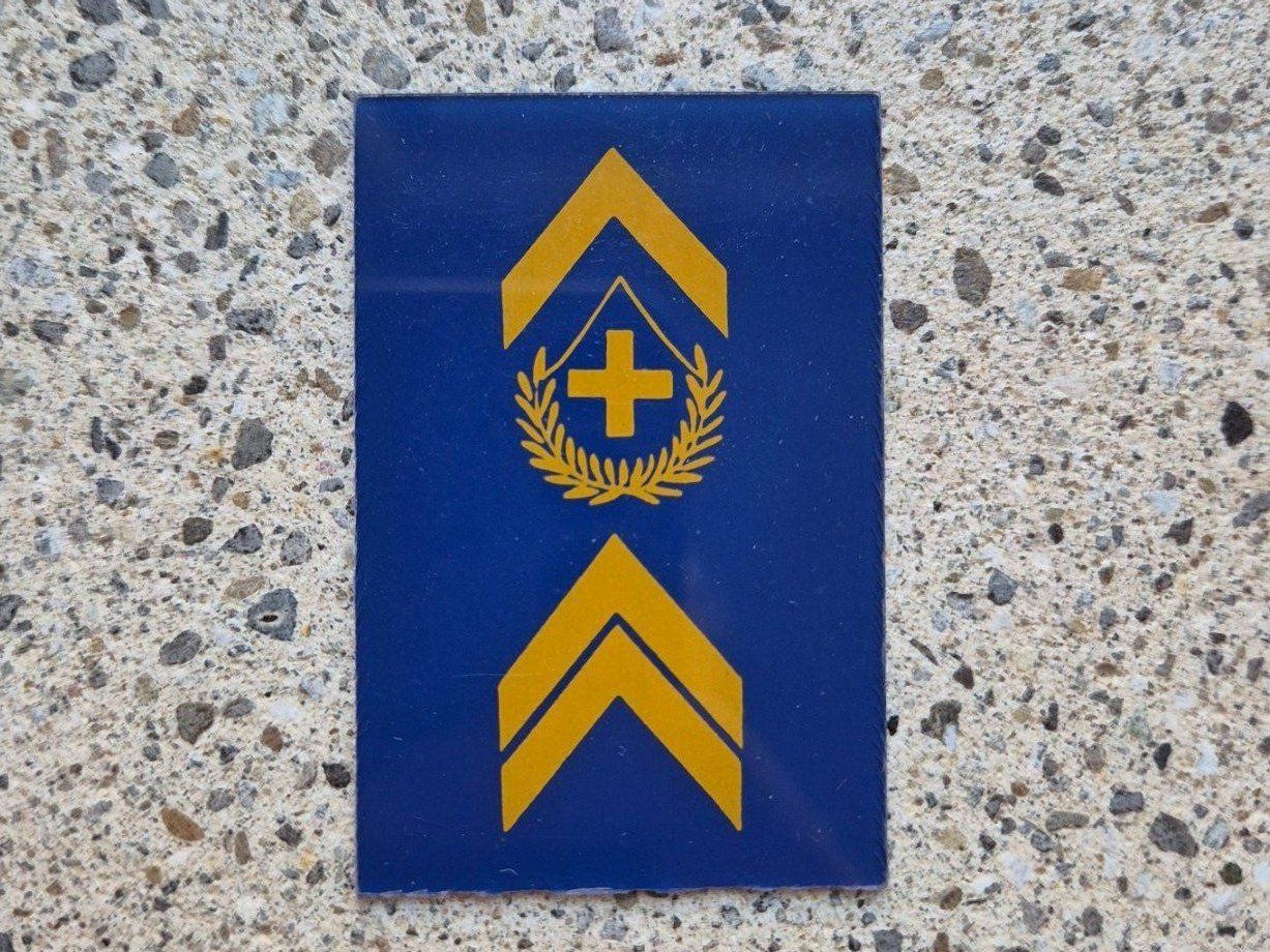 Schweizer Armee Placchette & Badge: *** Gradabzeichen Adjutant Schweizer Luftwaffe *** – Usato da Riedholz venduto da fr_sIruP