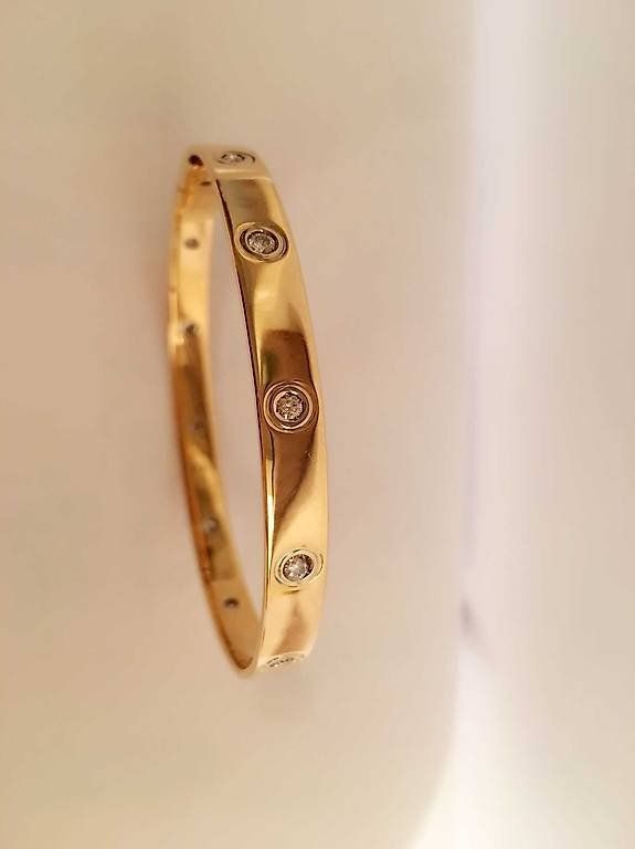 Cartier Bracelets: CARTIER ECLOUS BRACELET AVEC 11 DIAMANTS – D'occasion à Pully par Occasions-luxe.Golay 8