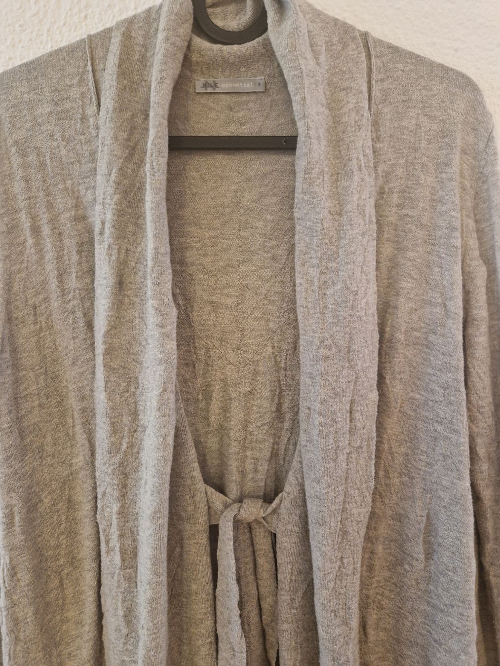 Nile Jacken: Nile Strickmantel, Gr. S, Grau/Beige – Gebraucht aus Kloten von somsing 1