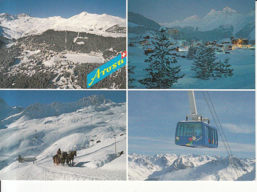 Cartoline postali: Arosa 1993 – Usato da Bürglen TG venduto da StampGraf