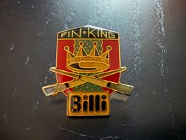 Pin King Billi Anstecknadel Vintage Sammlerstück Rarität