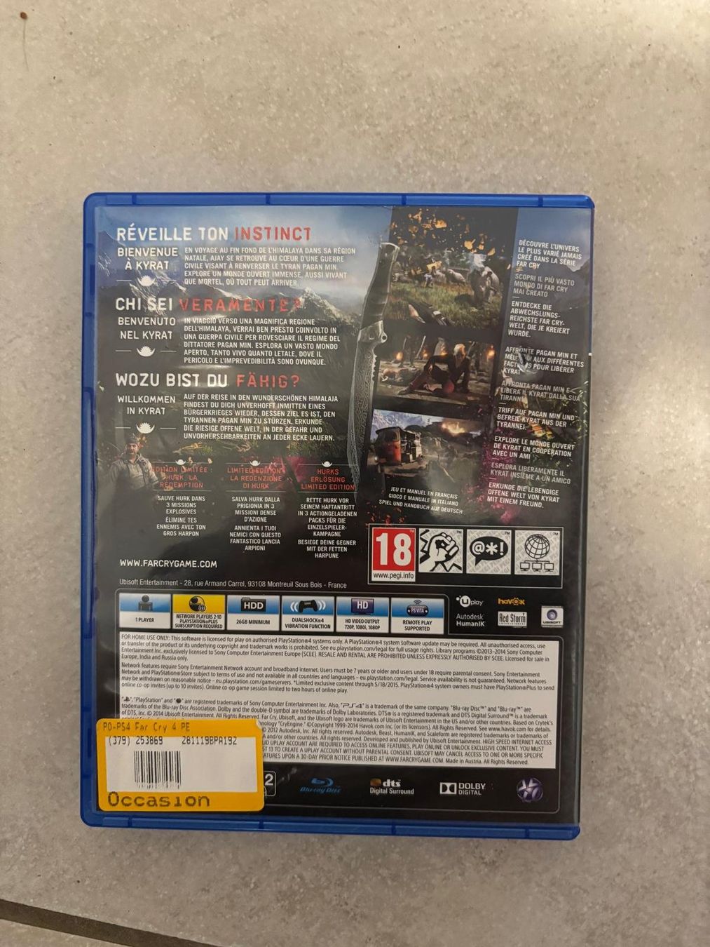 Sony Spiele: PS4 Spiel Far Cry 4 – Gebraucht aus Schafisheim von Chillout123 1