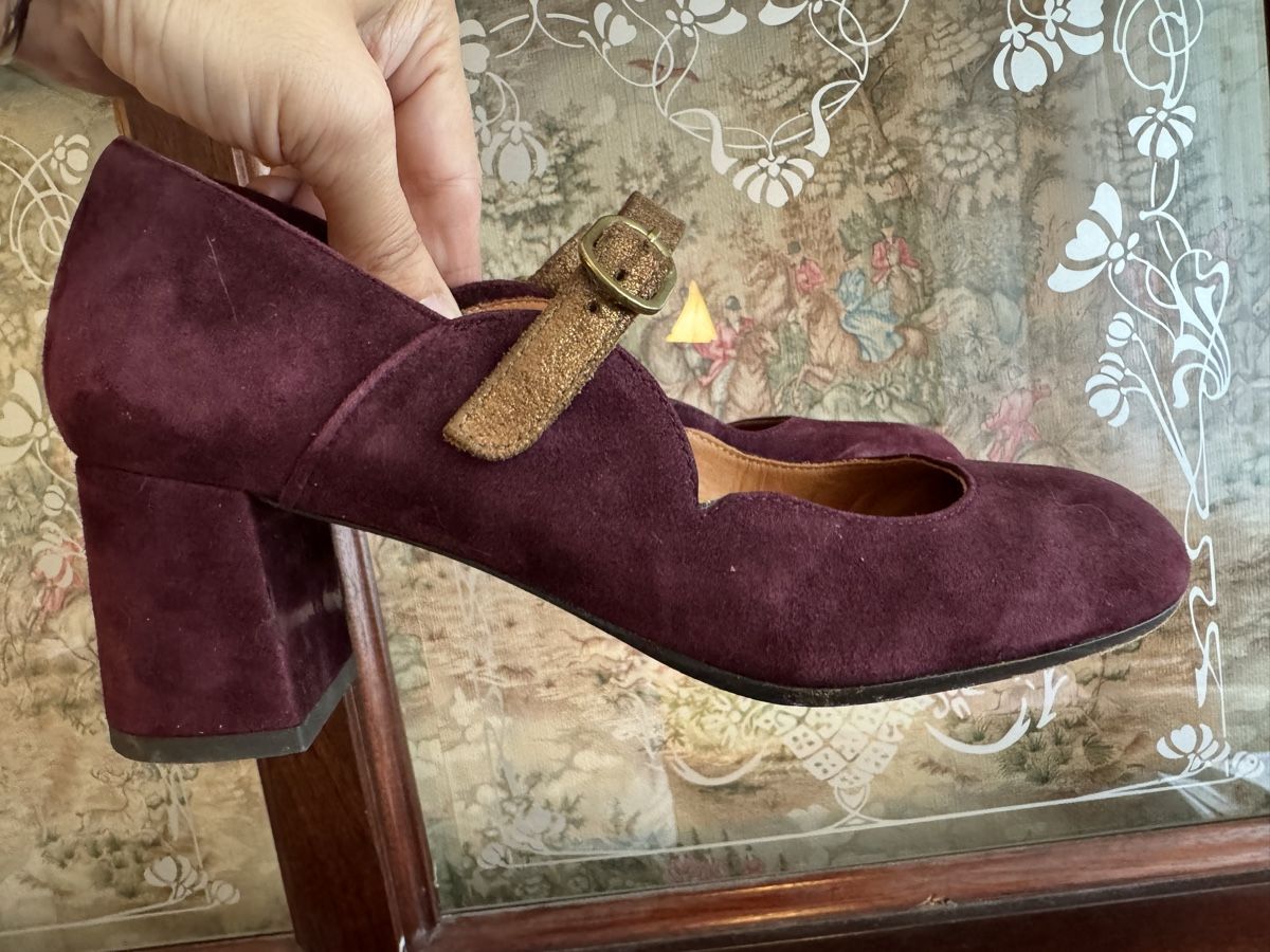 Chie Mihara Damenschuhe: Chie Mihara Pump Ballerina Leder Wildleder – Gebraucht aus Obfelden von cesarina10 9