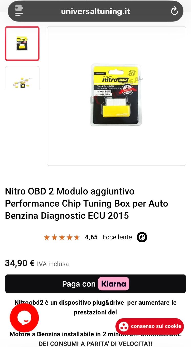 Unità & Adattatore: NITRO OBD 2  (Externer Tuning-Chip) NEU – Nuovo (secondo la descrizione) da Rorschach venduto da Manuel-Zeno 1