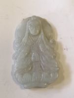 alter Jade Buddha Kunstwerk geschliffen Sammlung Auflösung