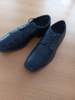 Schwarze Lederschuhe Claudio Conti, Grösse 45, guter Zustand