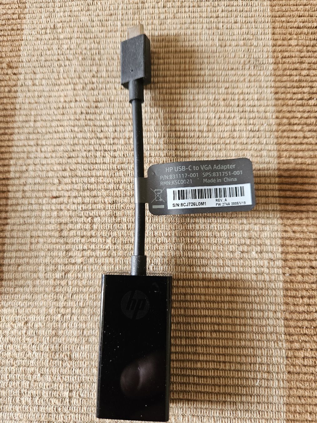 Hewlett Packard Unità & Adattatore: HP USB-C zu VGA-Adapter – Nuovo e nell'imballaggio originale da Niederbipp venduto da gui_lx9g 2