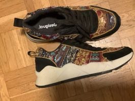 Desigual Damenschuhe Grösse 38 Sneakers HYDRA EXOTIC NEGRO