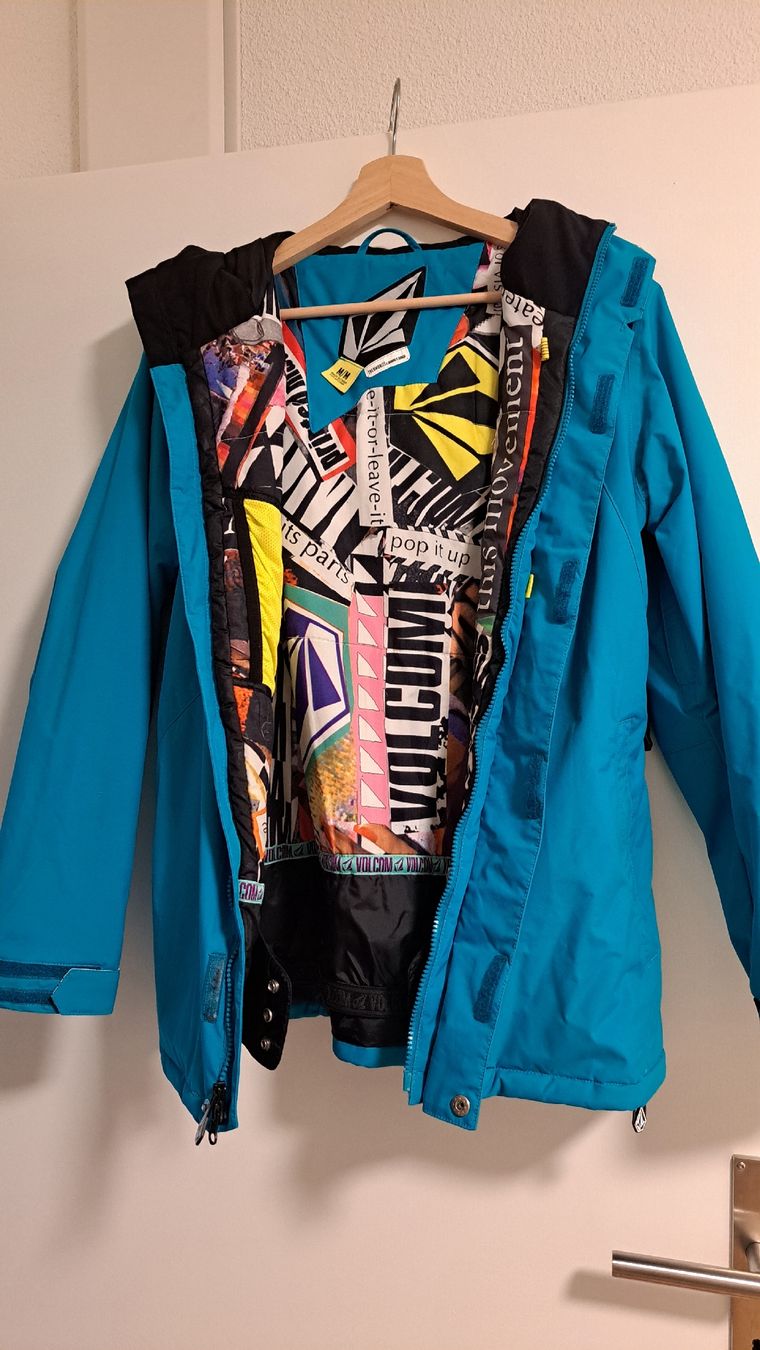 Volcom Giacche: Snowboardjacke Volcom, Gr. M, türkis-blau – Usato da Emmenbrücke venduto da paula11 1
