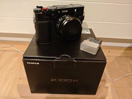 Fuji X100 VI in schwarz, neuwertig, Garantie 2029