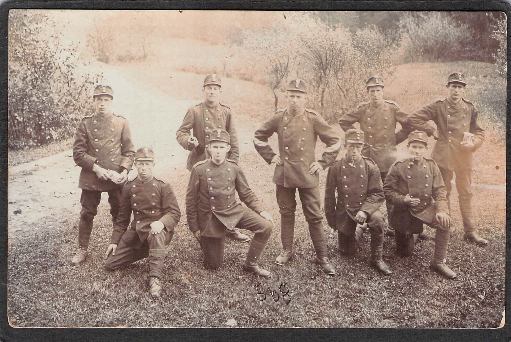 Cartoline postali: #Grenzbesetzung 1914 , echtfoto – Usato da Reichenburg venduto da Pipo-67