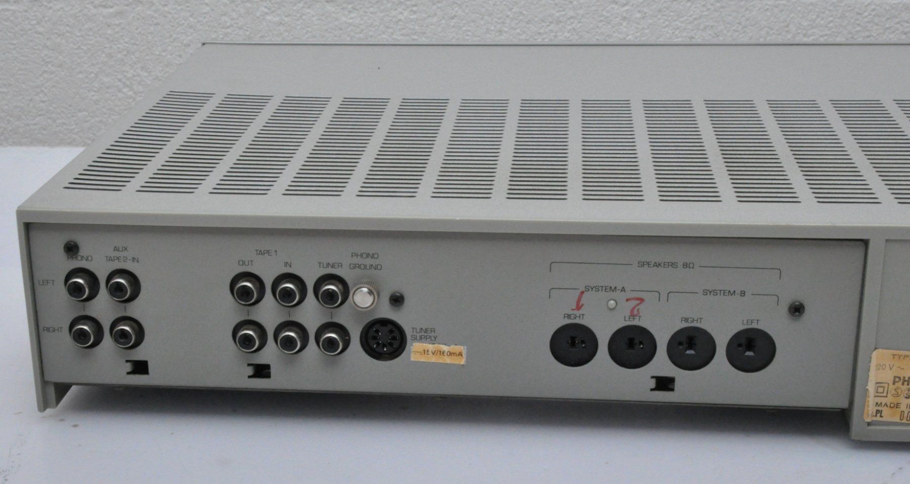 Philips Amplificatori: Philips F 4121 Vollverstärker – Usato da Oberglatt ZH venduto da Kumar2 3