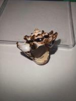 Wunderschöner, grosser, echter Muschelring
