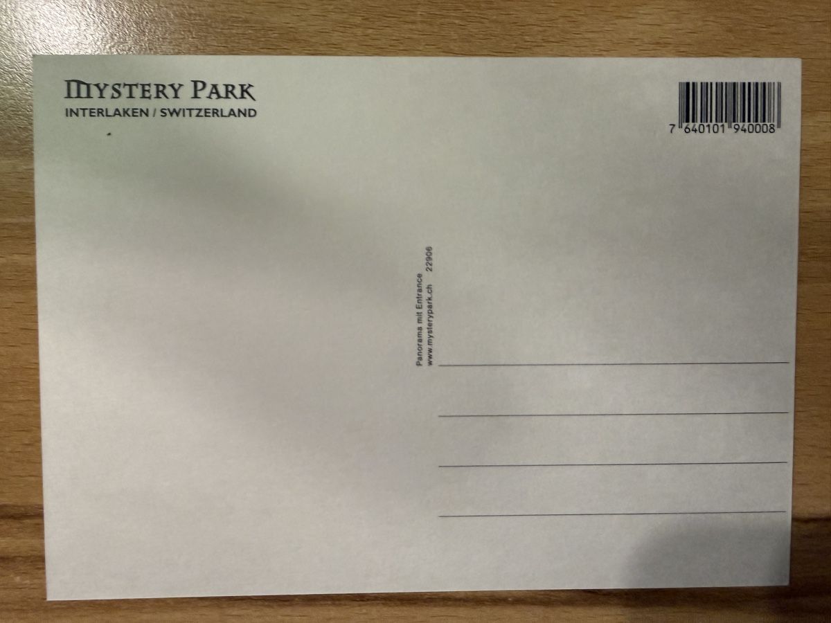 Cartoline postali: Ansichtskarte Mystery Park Interlaken – Nuovo (secondo la descrizione) da Messen venduto da Versber 2