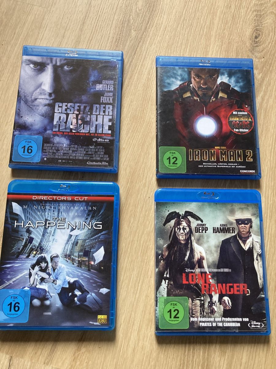 Tutti i DVDs: 4 Blueray Filme – Usato da Wichtrach venduto da Queensparkunite
