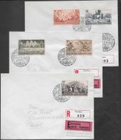 1942 Exp./Satz-Briefe 600J. FL Vaduz Sonder-o selten ab 1.-
