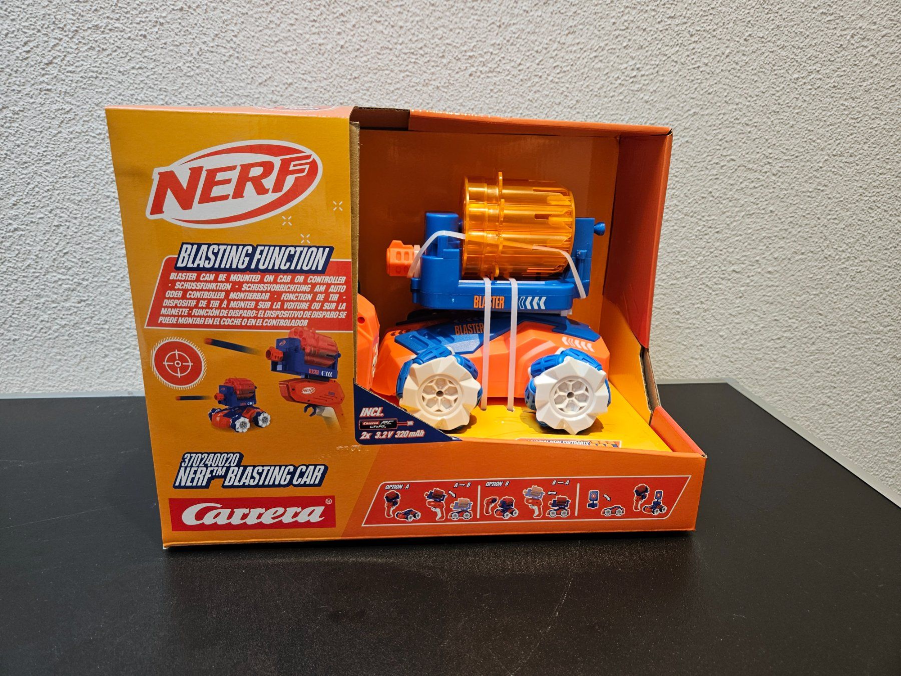 Modellismo RC: Neu - Carrera - Nerf Blasting Car RC – Nuovo e nell'imballaggio originale da Dagmersellen venduto da Jarsetz_Restposten