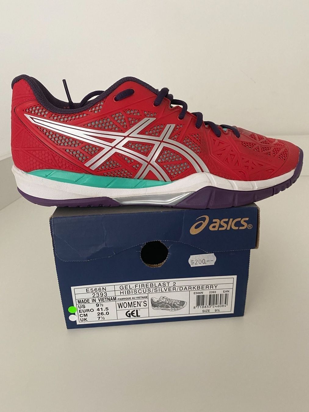Asics Scarpe da donna: ASICS GEL FIREBLAST 2 Handball W, 41.5 – Nuovo e nell'imballaggio originale da Luzern venduto da falena01 9