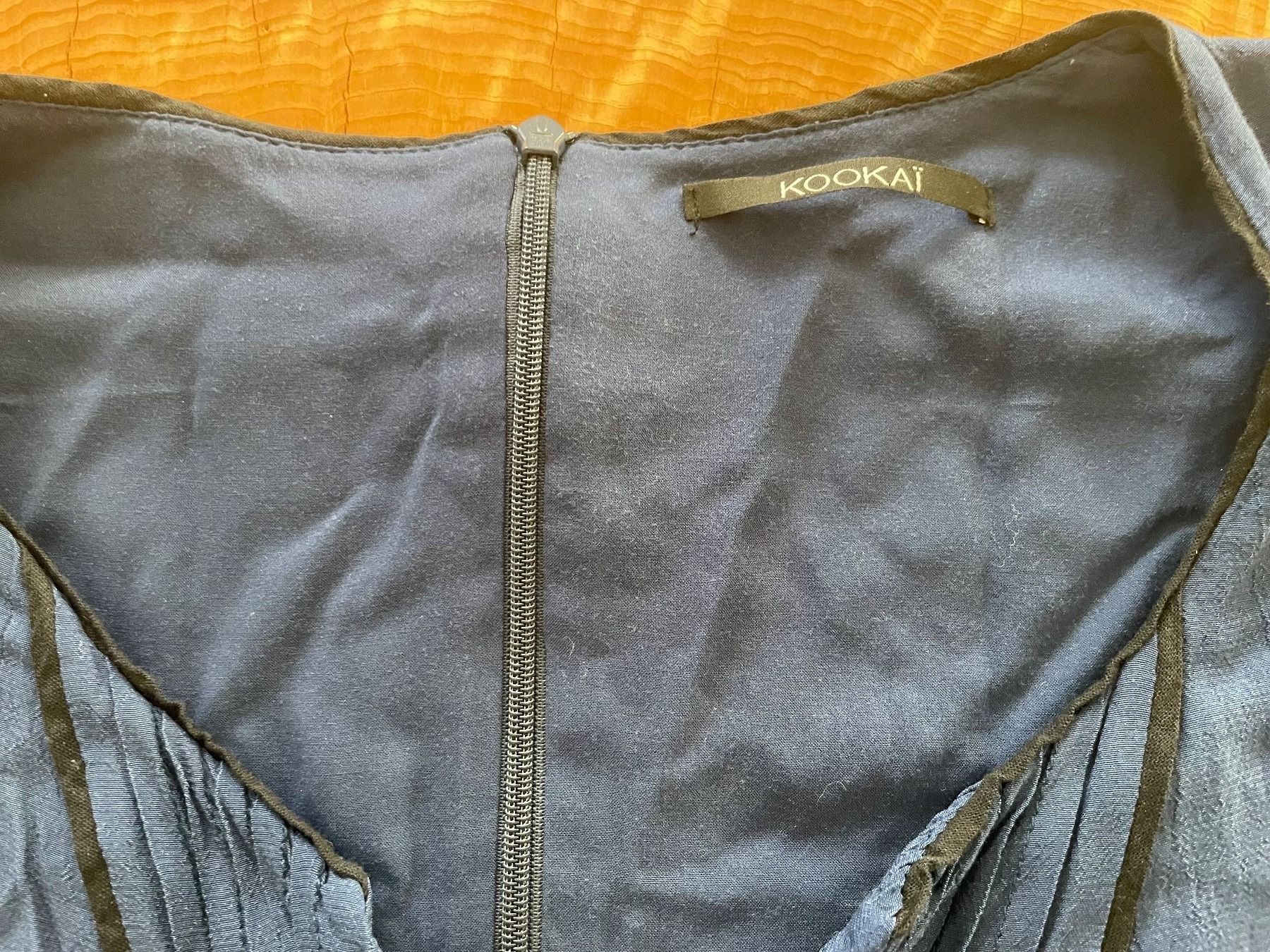Kookai Kleider: blaues Kleid mit langen Ärmeln / Robe KOOKAÏ 36 – Neu (gemäss Beschreibung) aus Zürich von AnnaSa 8