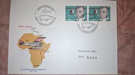 Swissair Zürich - Kapstadt 13.2.1977