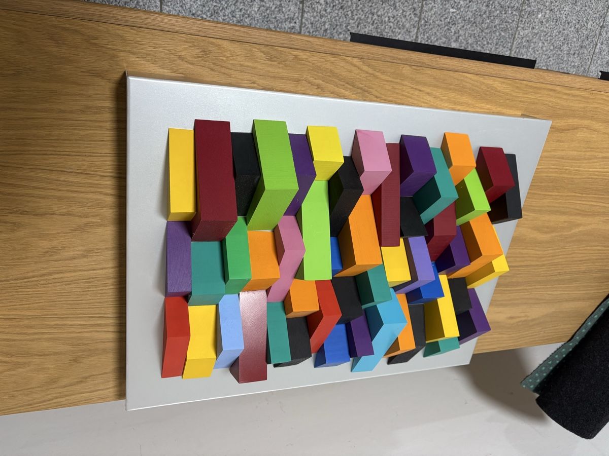 Carte collezionabili: Modern Wood Block Wall Art - Unique! – Nuovo (secondo la descrizione) da Magden venduto da bazzabob 1