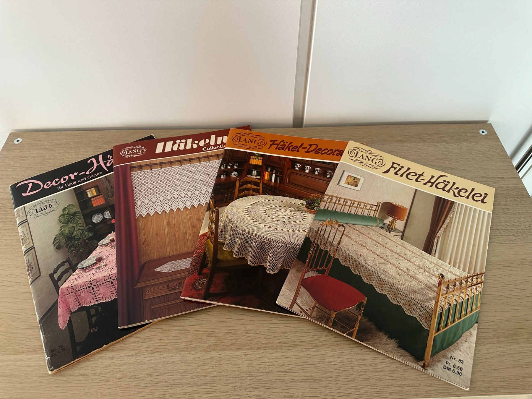 Zeitschriften & Magazine: 4 Häckelhefter von Lang – Gebraucht aus Urdorf von Erika666