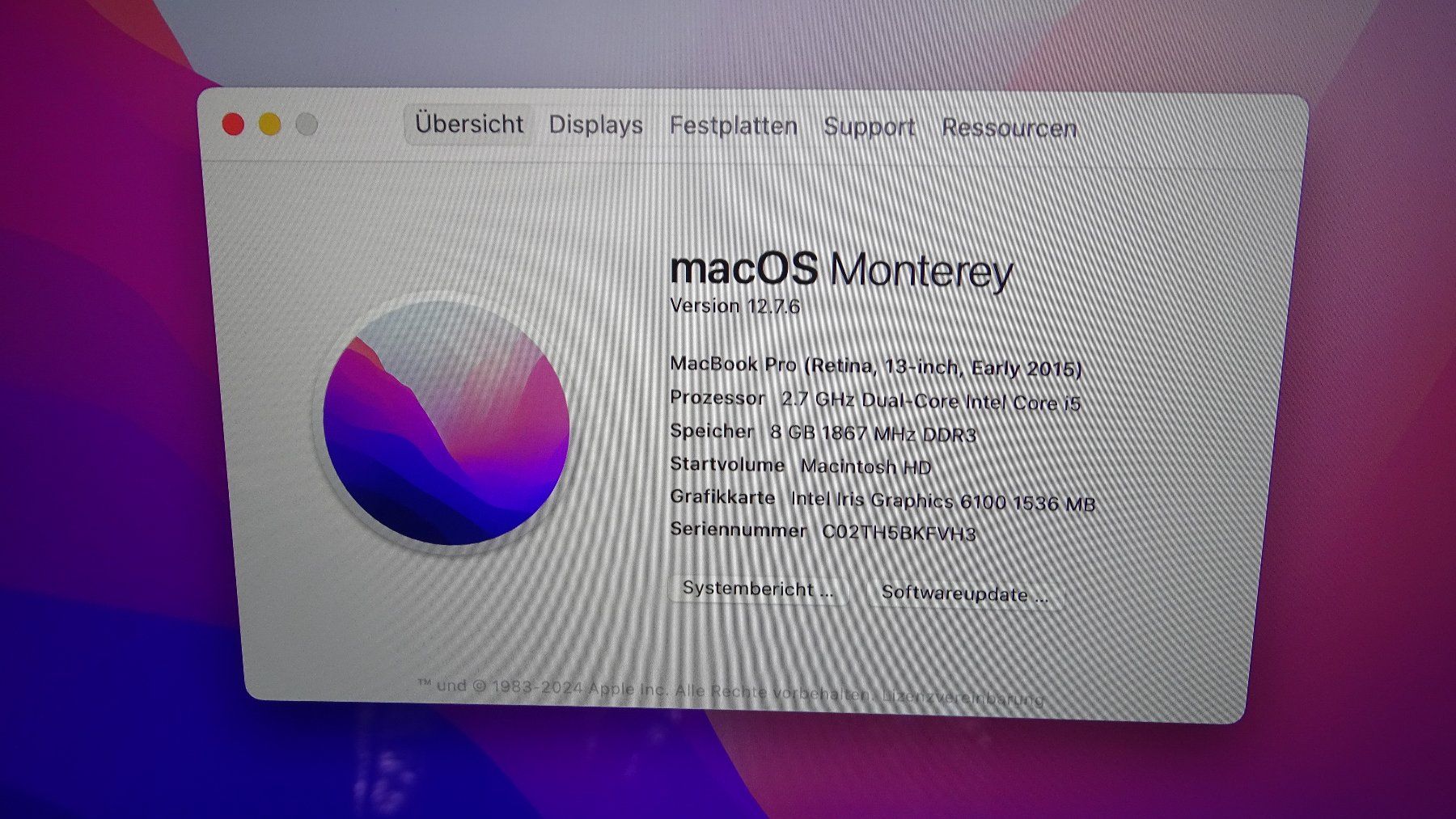 Apple Notebooks: Macbook Pro 13 Zoll – Gebraucht aus Luzern von chr_79g7 4