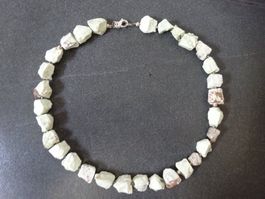 Steinkette Marmor / mintgrün