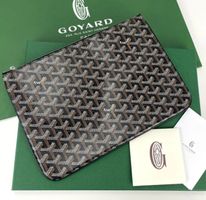 Goyard Sénat MM Clutch – Grün – Original mit vollständigem Z