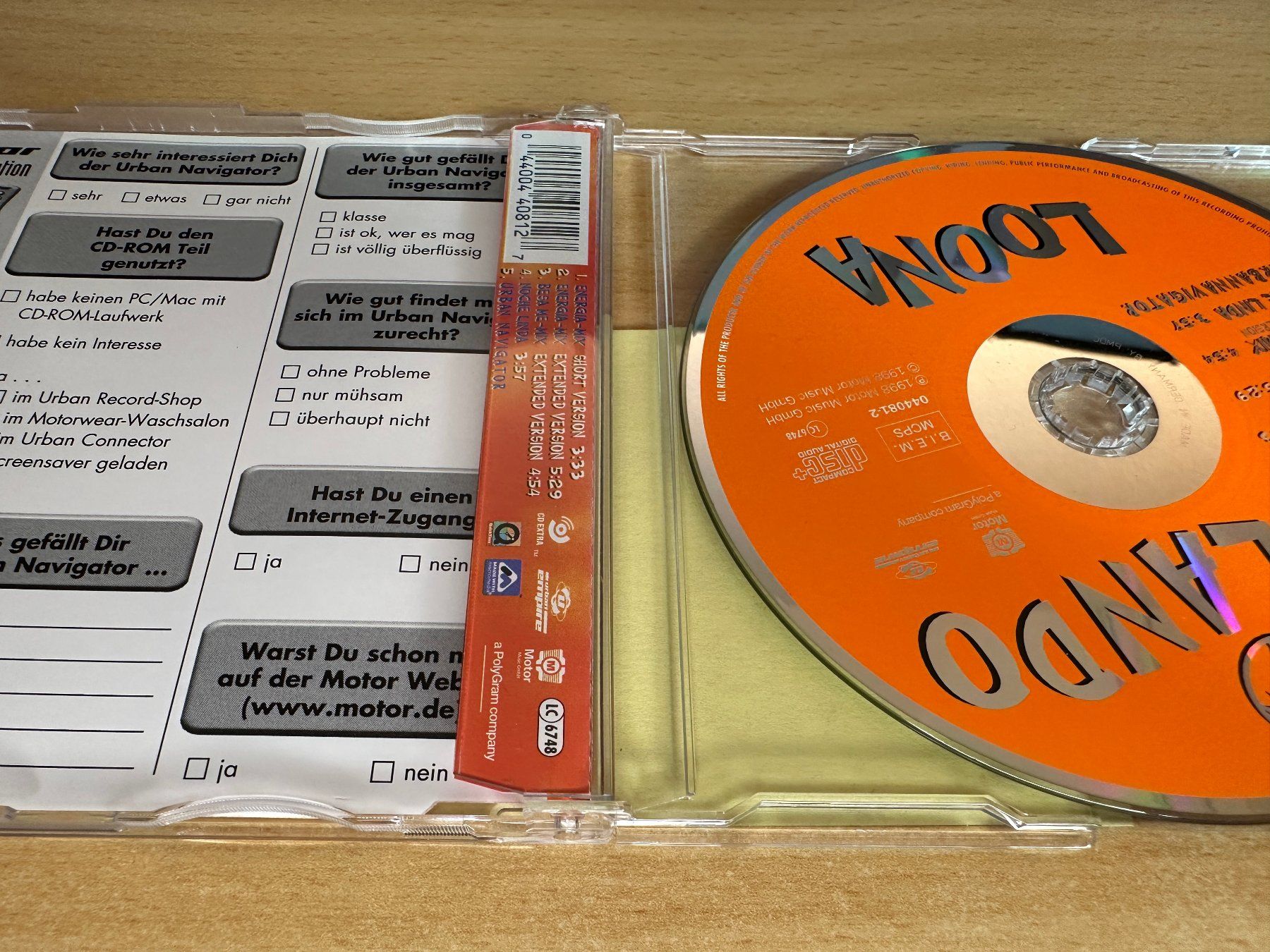 CD: Loona – Bailando - Single CD – Usato da Rikon im Tösstal venduto da Alpenmutz 1