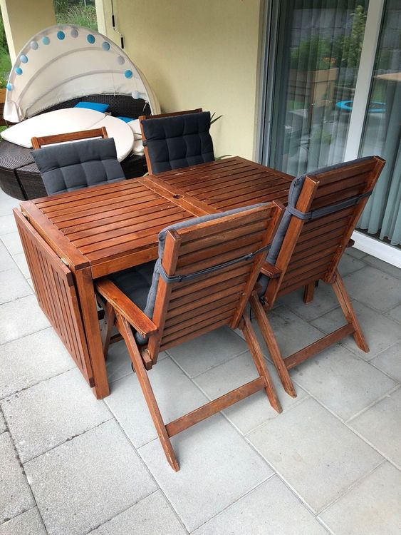 Holztisch für Garten von IKEA ÄPPLARÖ Kaufen auf Ricardo