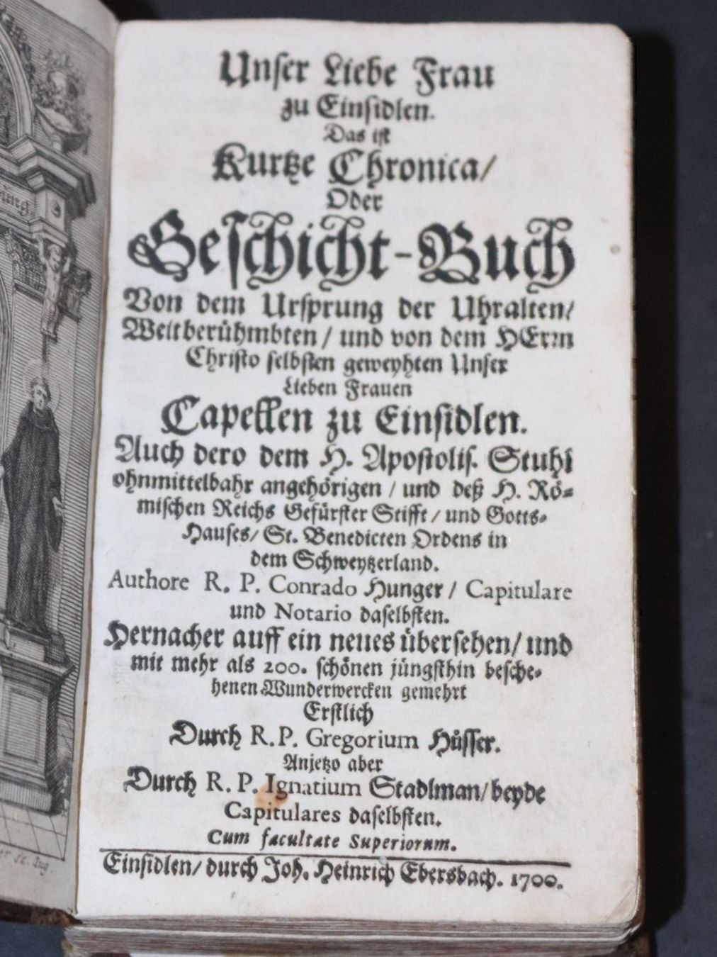 Libri: KURTZE CHRONICA GESCHICHT-BUCH,EINSIDLEN – Usato da Guensberg venduto da Herzaktion 2