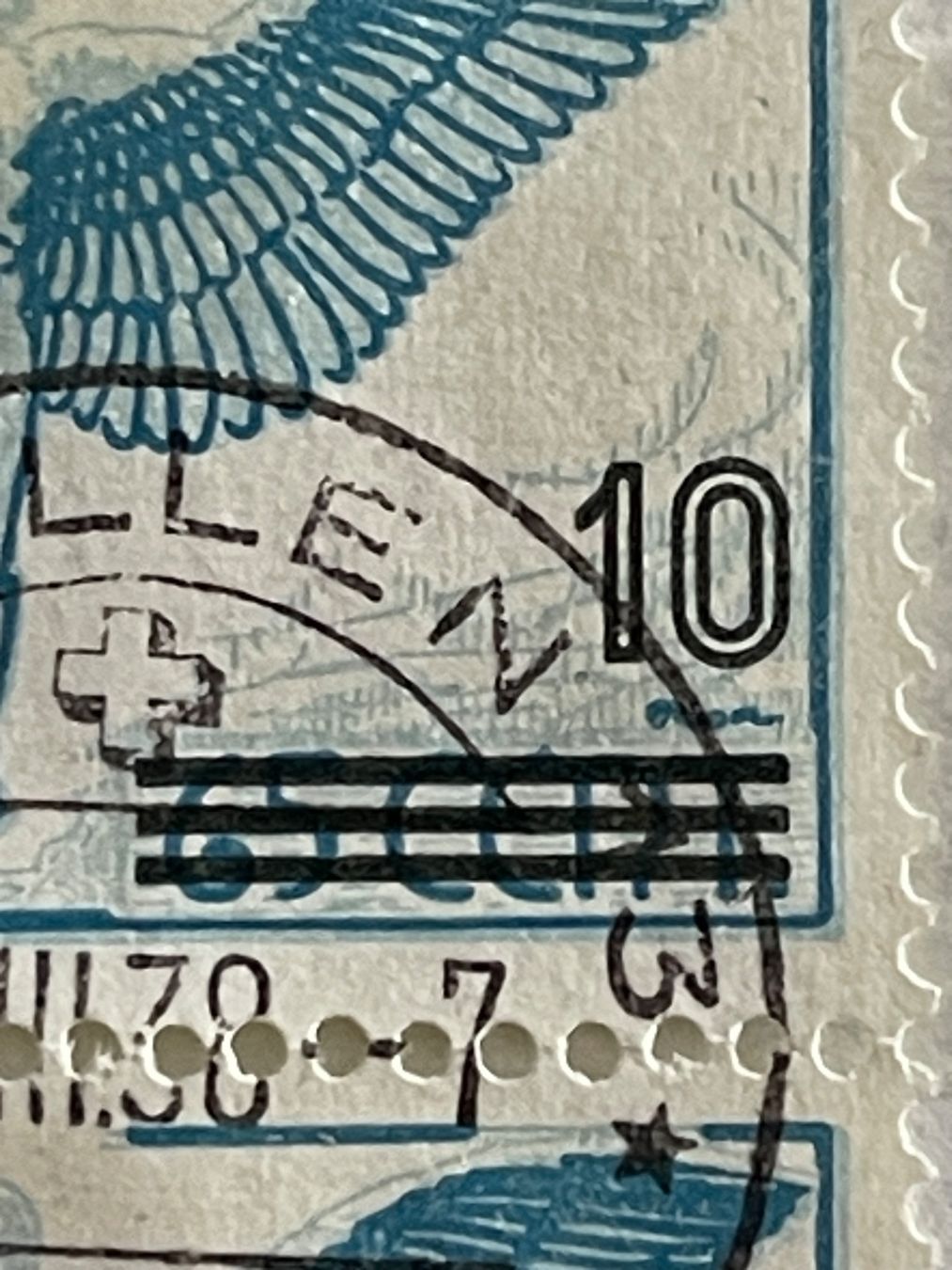 Tous les timbres: Briefmarken Schweiz 2x der blaue Ikarus – D'occasion à Bern par TamSham 2