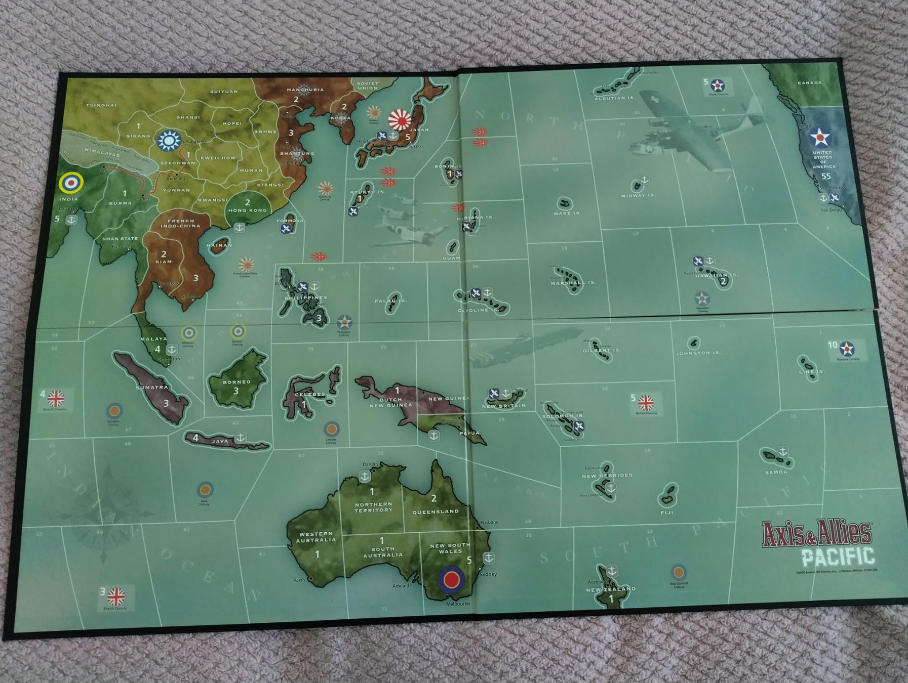 Spielzeuge: Brettspiel Axis & Allies Pacific – Gebraucht aus Abtwil SG von kos_ts7c 4