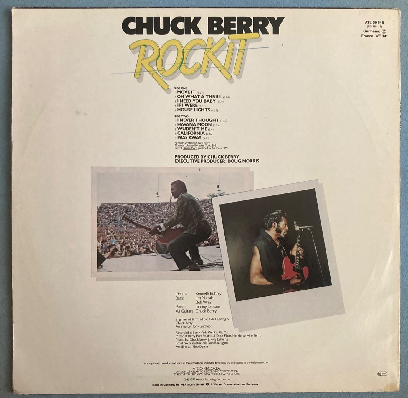 Dischi in vinile: CHUCK BERRY - ROCKIT – Usato da Poliez-Pittet venduto da Newtown-Records 1