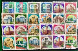 Italien Briefmarken mit Stempel  