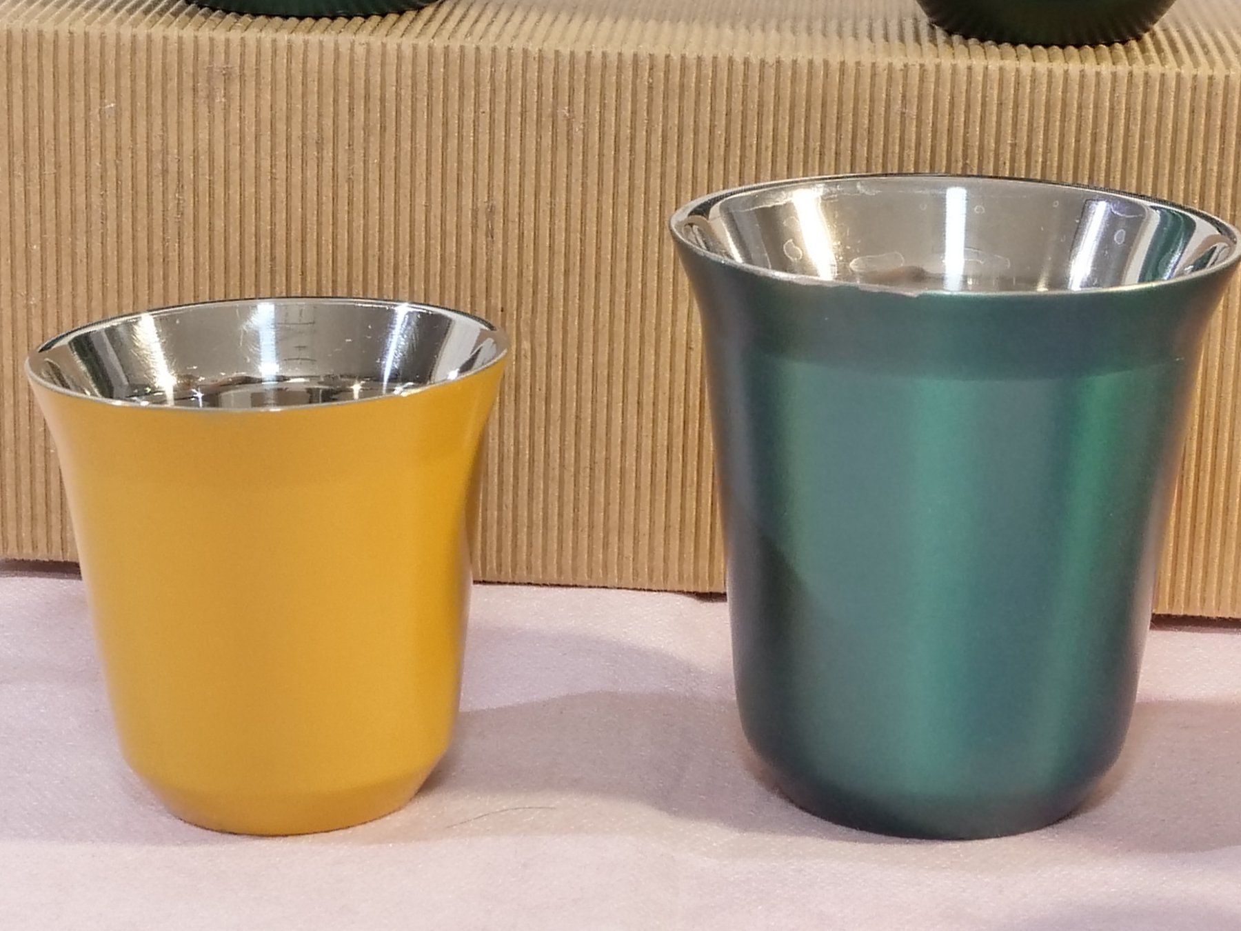 Nespresso Tassen: Nespresso- Becher 3x Kaffee plus 3x Espresso – Gebraucht aus Lustmühle von Glatisant 3