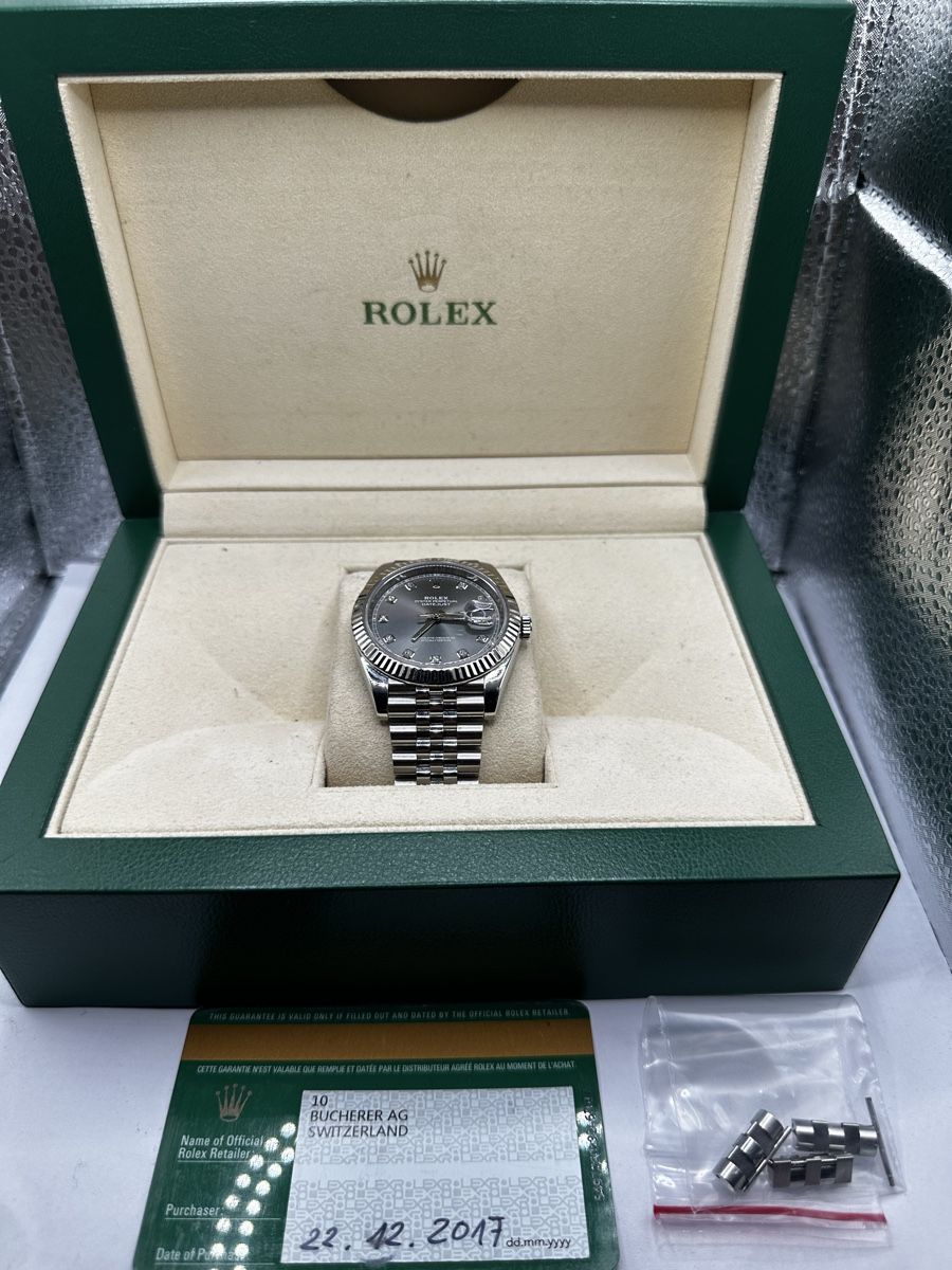 Rolex Montres: Rolex Datejust Diamond Dial – D'occasion à Vernier par lor_bm9m 4