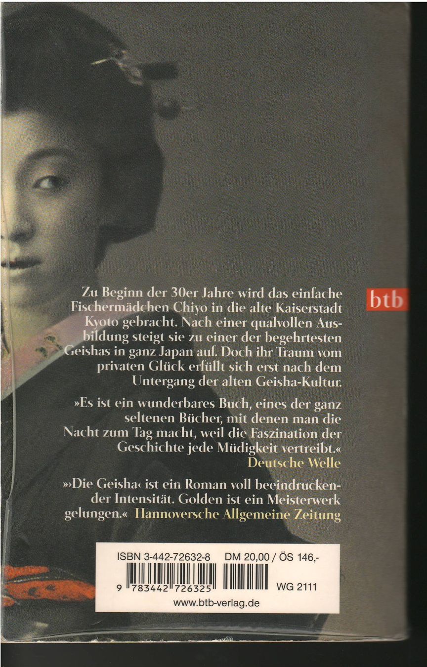 Libri: Arthur Golden  -  Die Geisha – Usato da Lyss venduto da Zon 1