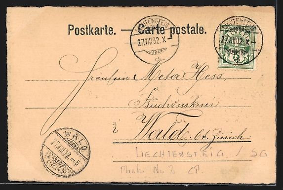 Cartes postales: Lichtensteig, Ortsansicht mit gedeckter  – D'occasion à Berlin par bartko-reher 1