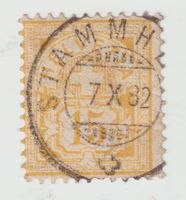 Type Chiffre 15 Centimes Stammheim ?  15 Rappen 1882