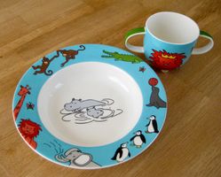 Kinderteller und Becher Funny Zoo Villeroy & Boch