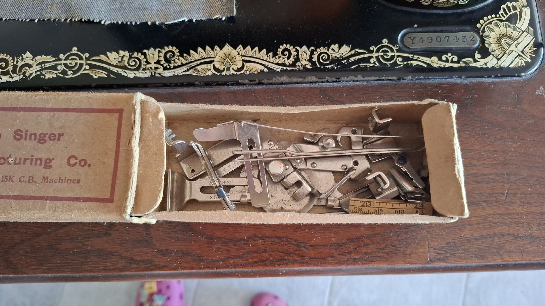 Singer Macchine da cucire: Singer Nr. 15 1923 Nähmaschine – Usato da Brünisried venduto da san_74_bu 3