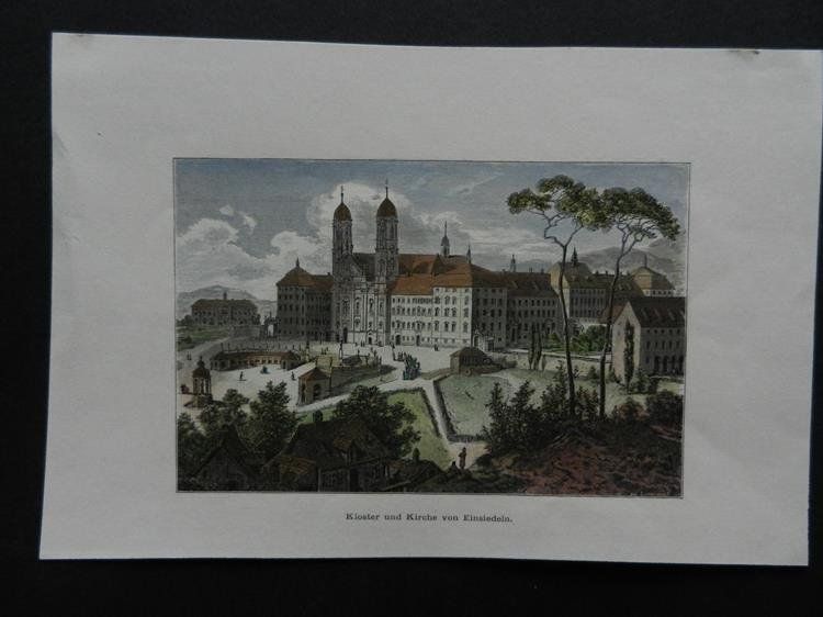 Gravures: Kloster und Kirche Einsiedeln – D'occasion à Risch par Rischli15