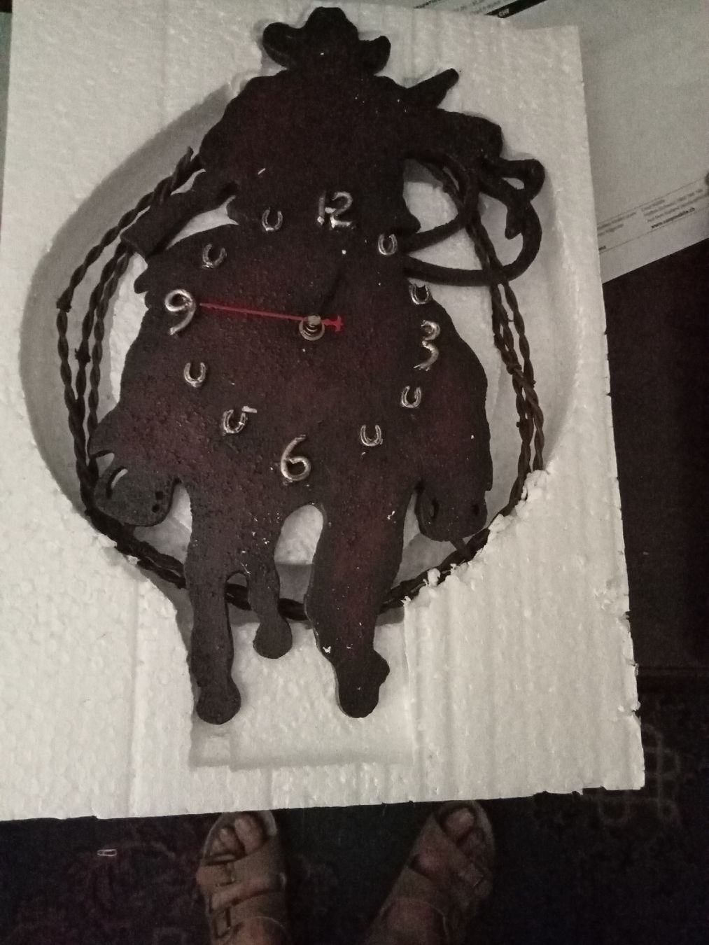 Pendules & Horloges murales: Wanduhr COWBOY – Neuf avec emballage d'origine à Rupperswil par big-one-sale