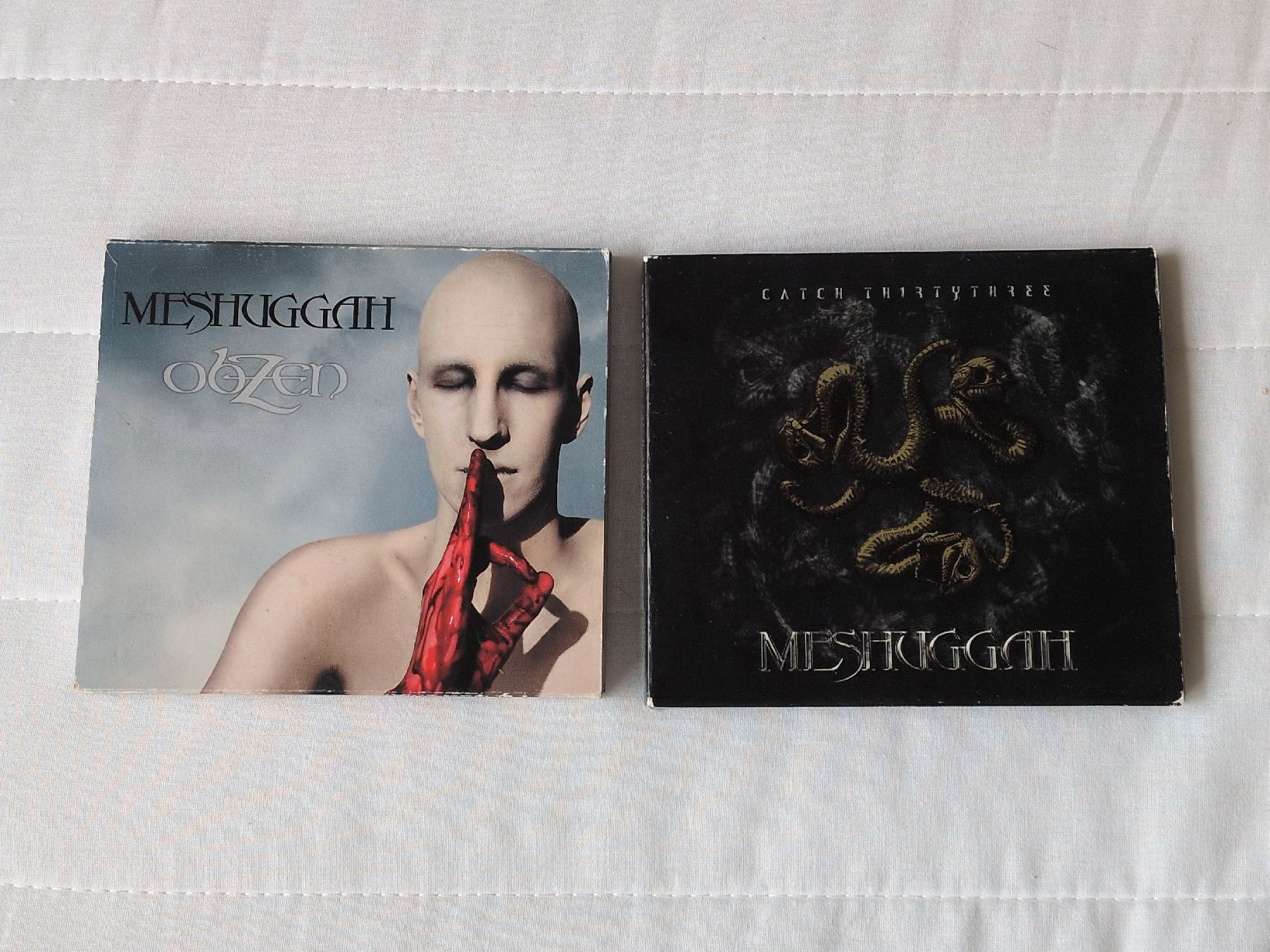 CD: Meshuggah ObZen & Catch Thirtythree CDs  – Usato da Zürich venduto da zch_gx6w